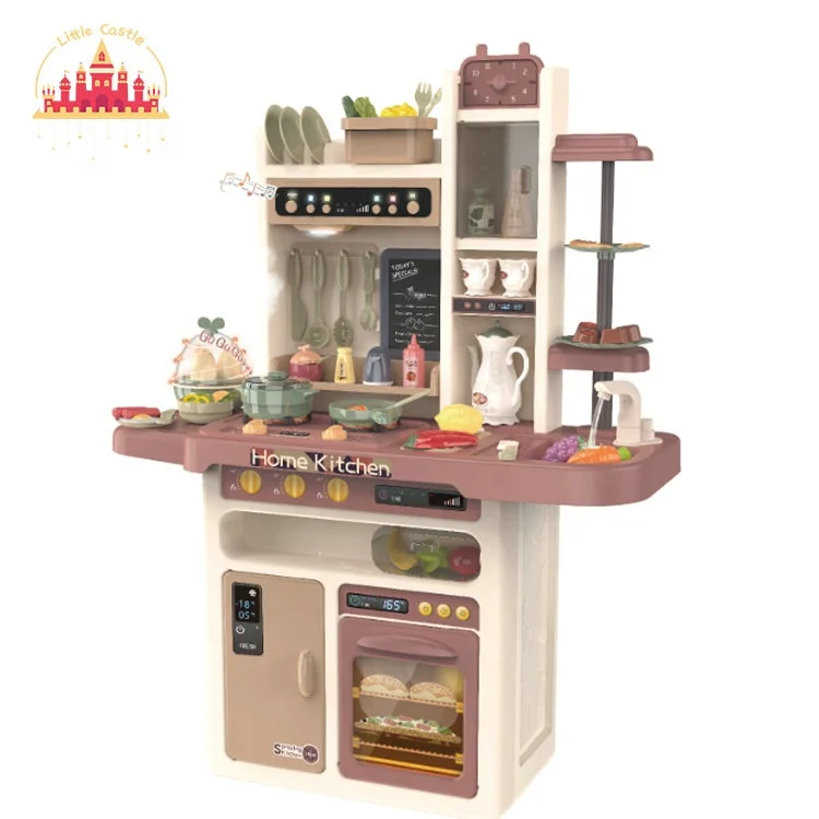 Mini plastic electronic kitchen table set with sound Light for children SL10C008