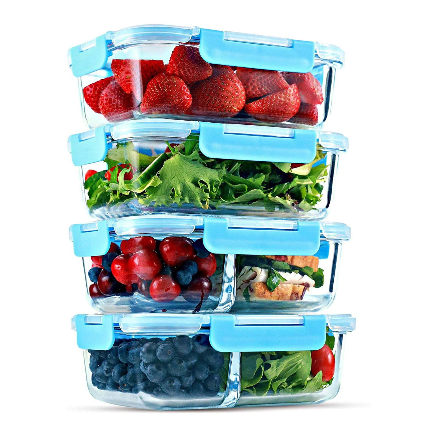 professional glass container take away food containers made in China