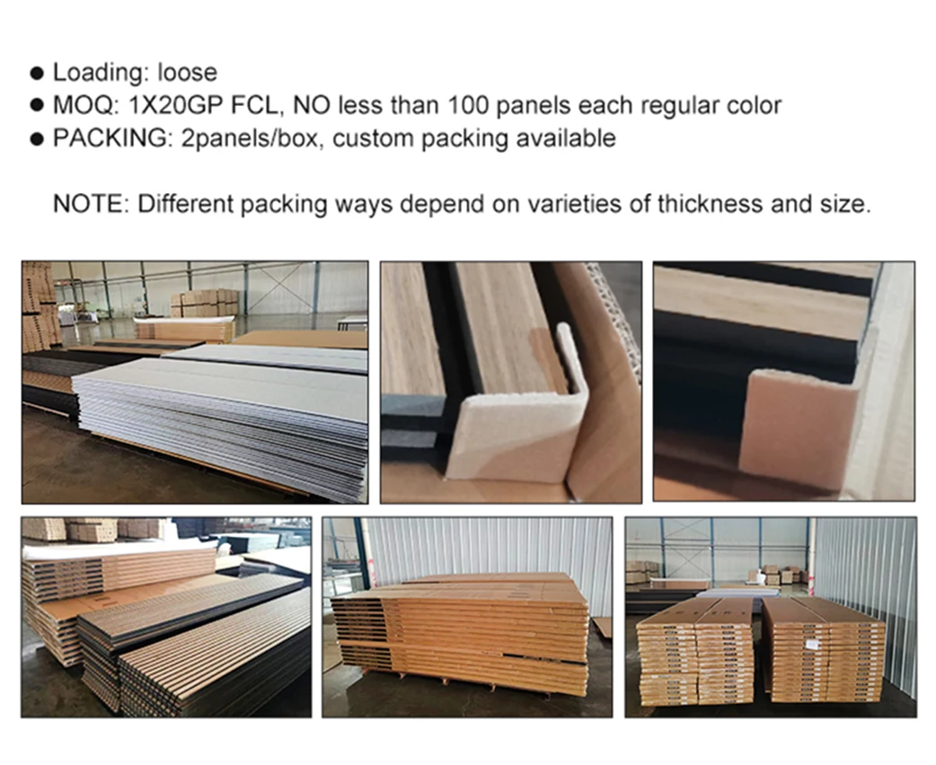 3d Natural Polyester Fiber Mdf Waterproof Panel Sound Absorbing Akupanel Decoration Wall Acoustic Wood Panel Slats