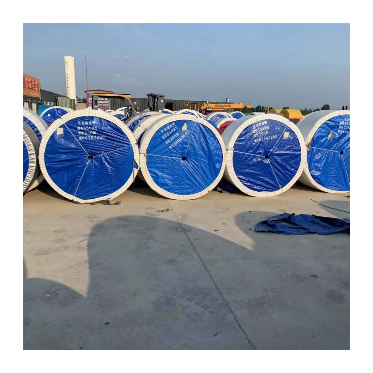 Top quality high temperature resistant thickening nylon conveyor belt for Conveying mine