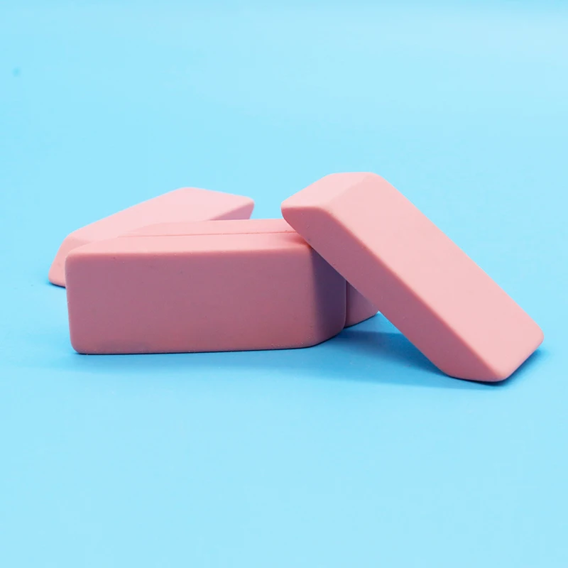 Pencil eraser high quality customized style good school office stationery plastic color
