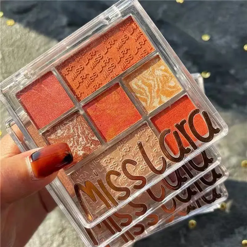 Lasting Mineral Powder Eye Shadow Makeup Cosmetic Kit Waterproof 7 Colors  Glitter Eyeshadow Matte Shimmer Palette