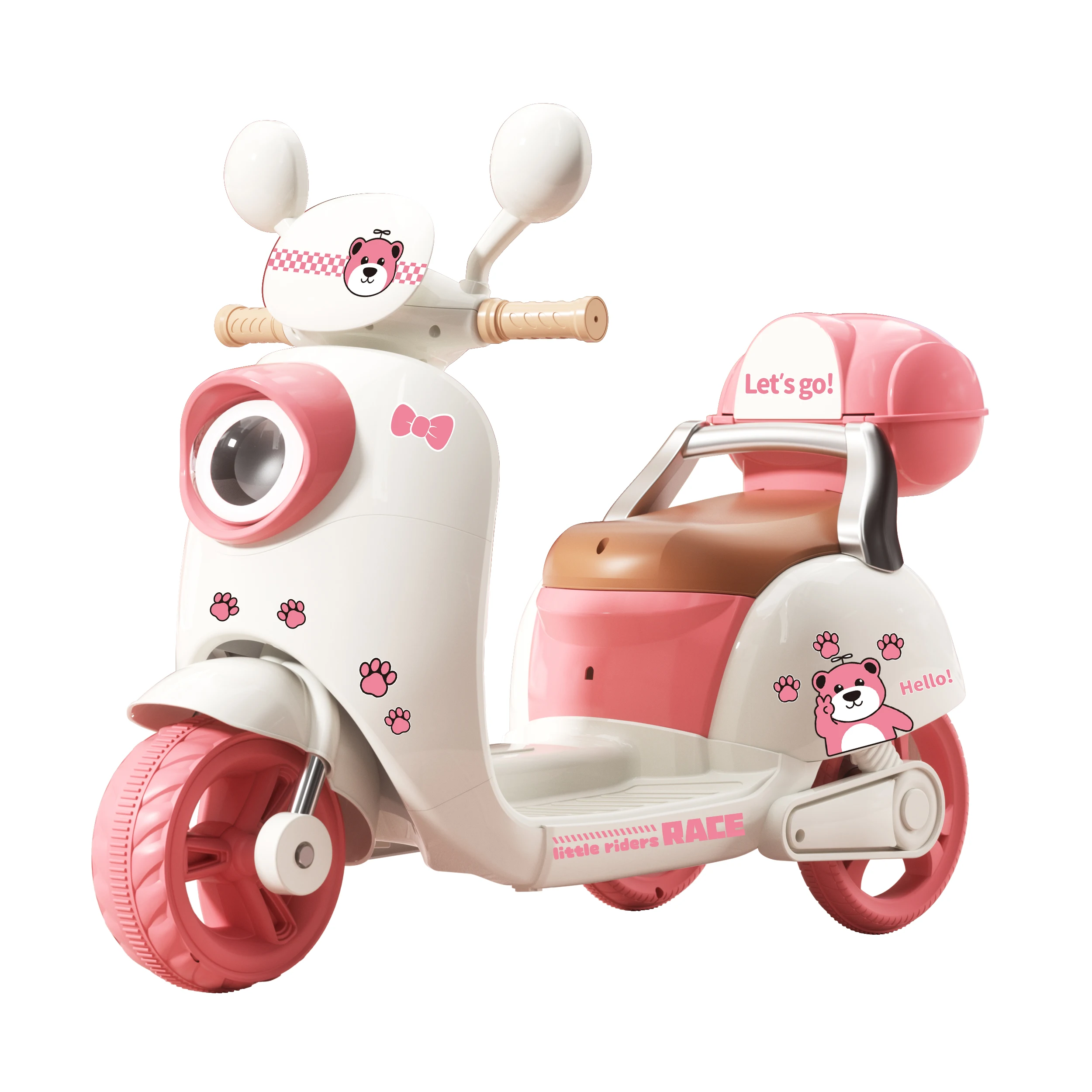 Manufacturer new electric motorcycle with light music/ 3-wheel kids battery operated motorcycle 3-8 years old.
