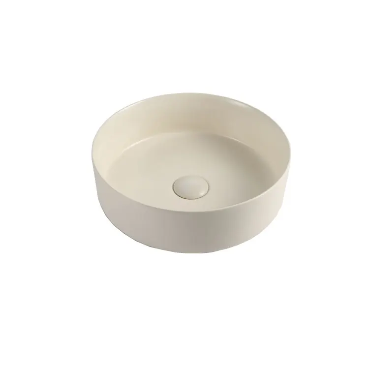 Top quality matte colored solid surface bathroom furniture color fancy  wash basin