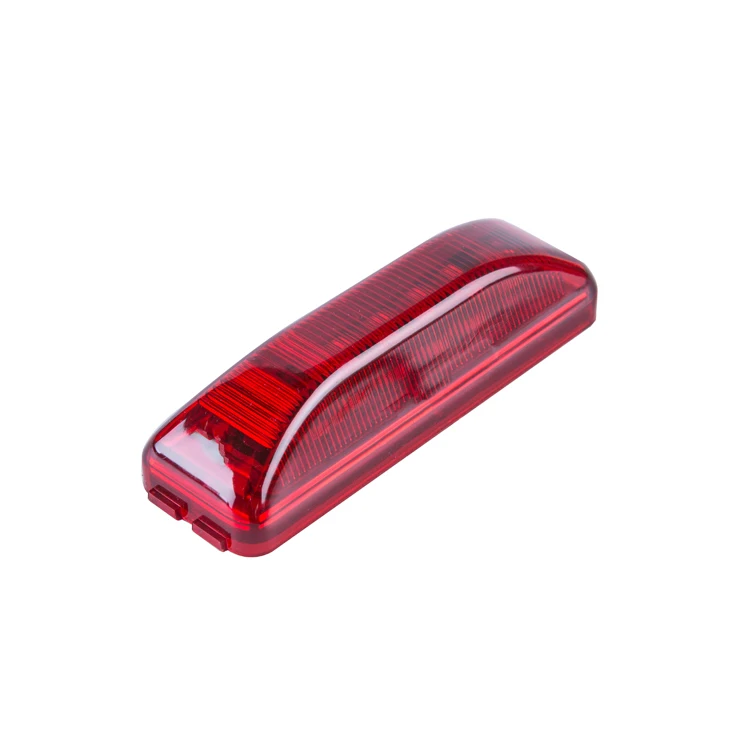
China Popular vehicle parts 3.75inch 8 Red Diodes LED truck side marker stop lights 