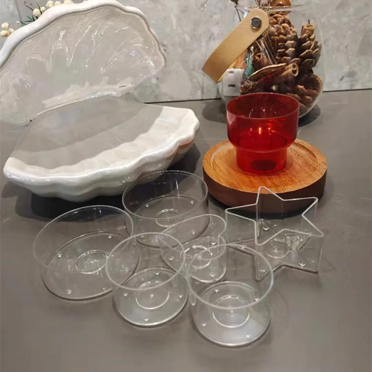 Пластиковые восковые свечи круглой формы на заказ от производителя