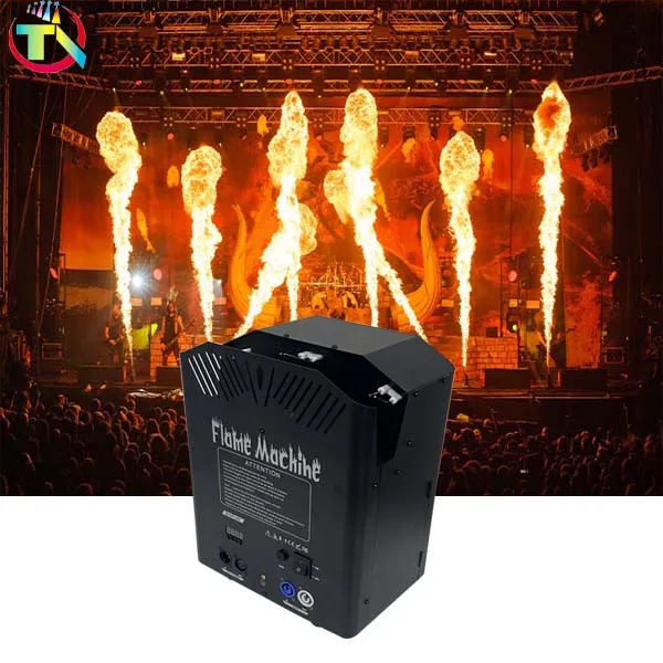 High Grade 300W 3 Heads Fire Machine Stage Effect Flame Machine  DMX512 Remote Control DJ Wedding Fire Flame Thrower Machine