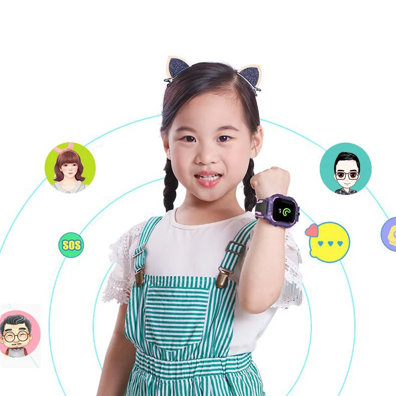 Kids Baby Smart Watch Z6 IP67 Waterproof 2G SIM Card Camera SOS Call Gps Watch For Children Phone