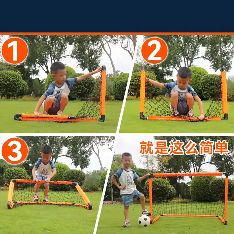 Outdoor sports portable small kids soccer goal post mini football goals children toddler play soccer toys