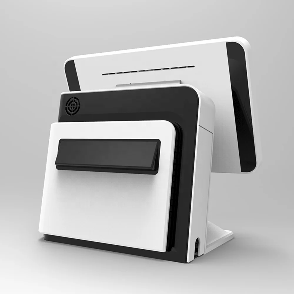 Single Screen Dual Screen Touch Pos System Machine 15.6 15 Inch Android Pos Terminal with windows 10