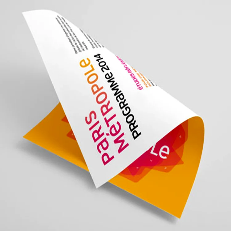 Wholesale Custom Design Printed Promotional Advertising Folded Booklet Leaflet Flyer Brochure Printing Service Printing Flyer