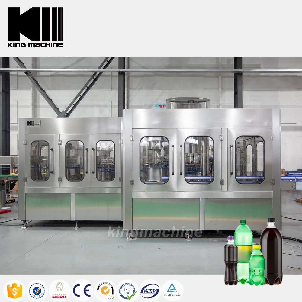Beer Glass Bottle Filling Machine Capping Manufacturer Soda Water Making Bottling Line