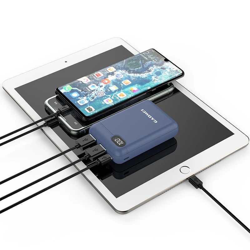 Mini Power Bank 10000mah 12V type c output Power Banks Fast Charge Portable Powerbank Quick Charging Pd 20w With Led Display