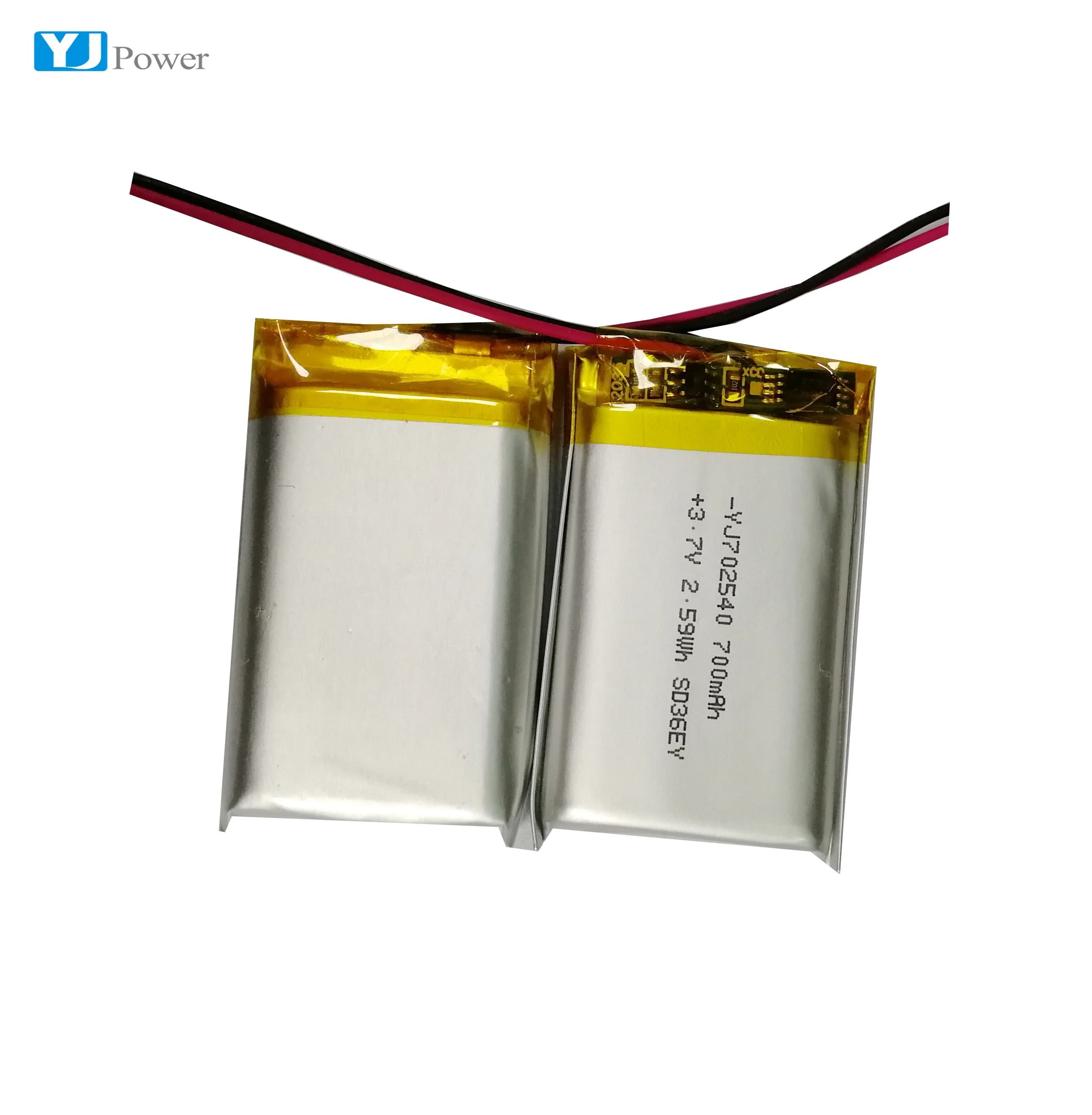 KC UL1642 certificates lithium batteries 800mAh 3.7v polymer battery 800mAh polymer lithium ion batetry 802540