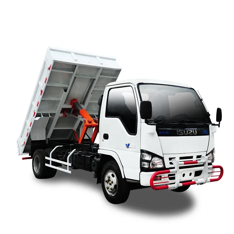 ISUZU 600P NKR 4X2 самосвал легкий грузовик коробка 26 футов левые ворота Kama 2 тонны мини-грузовик Byc Chana 2019 4 м