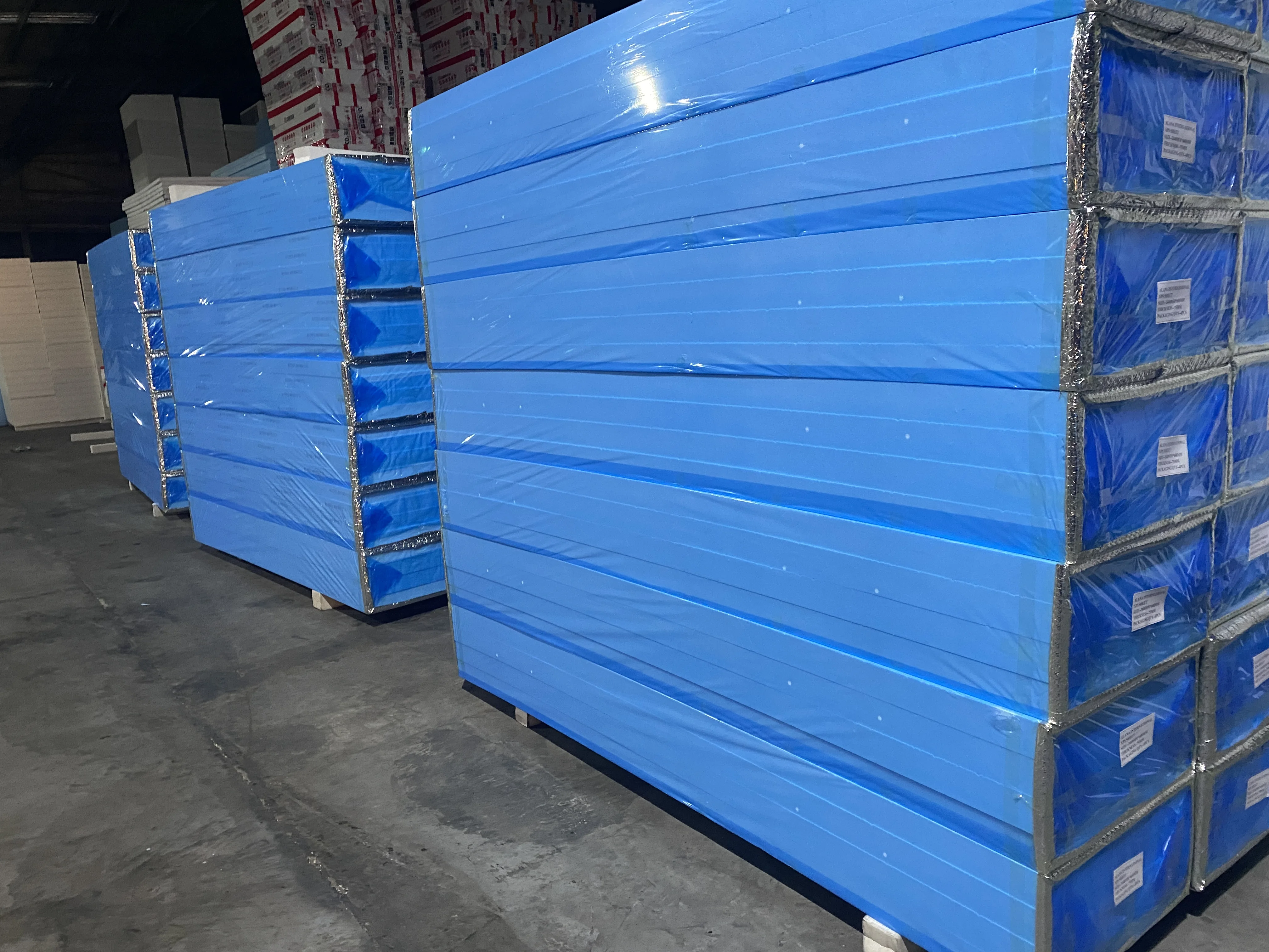 2-4 inch with 4ft by 8ft foam insulation sheets XPS rigid foam board insulation