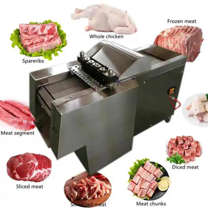 Industrial Commercial Table Electric Fish Pork Cow Beef cutter machine Frozen Meat Steak Bone Band Saw Cutter Cutting Machine