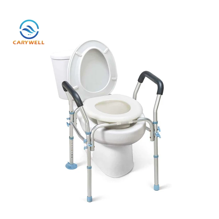Tool Free Aluminum Adjustable Toilet Seat Over Toilet Seats Portable Toilet Seat