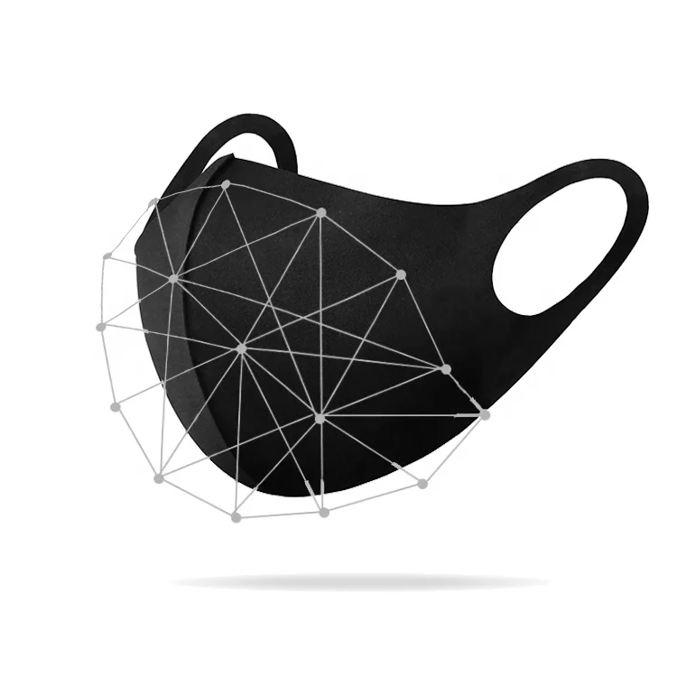 Модная Пылезащитная маска с логотипом на заказ для Хэллоуина, 3d полиуретановая губка, маска для лица
