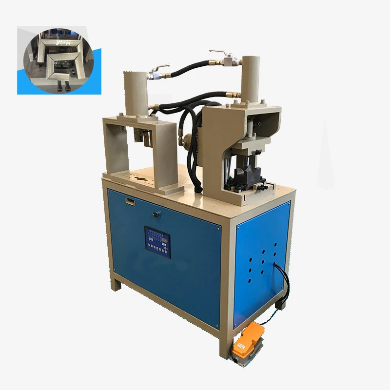 Semi-automatic tube arc punching machine, pipe tube notcher, metal pipe notching machine