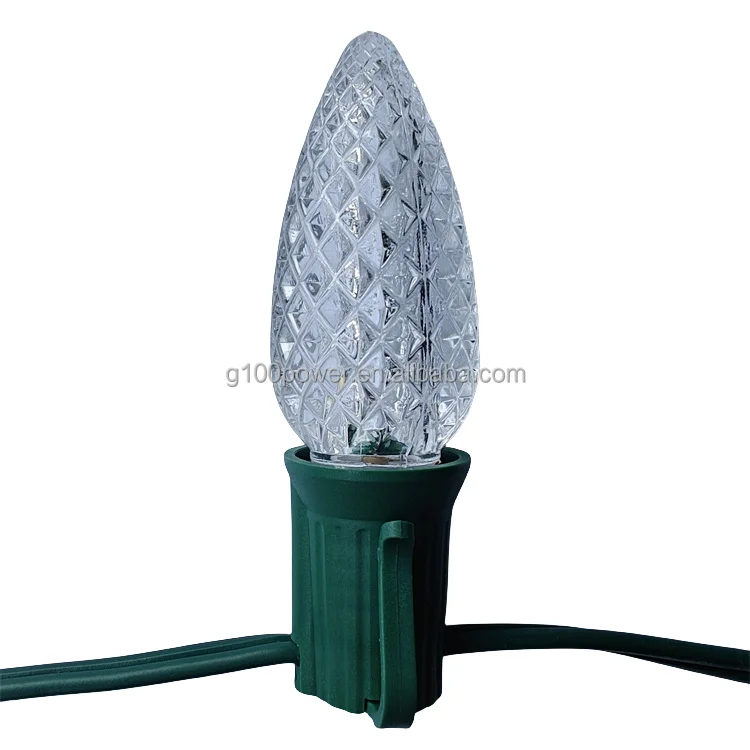 Top Quality Retrofit SMD LED C9 Christmas Light Bulb Warm White Outdoor Commercial Holiday Lighting