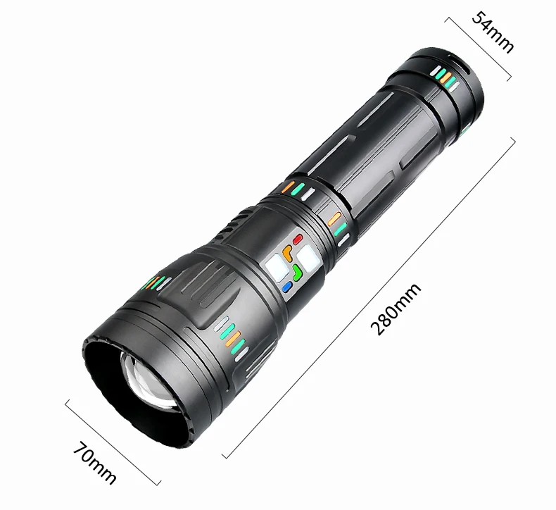 Titok Youtube Facebook Hot Super Bright 1.5KM Long Range rechargeable White LED Laser Flashlight Torch