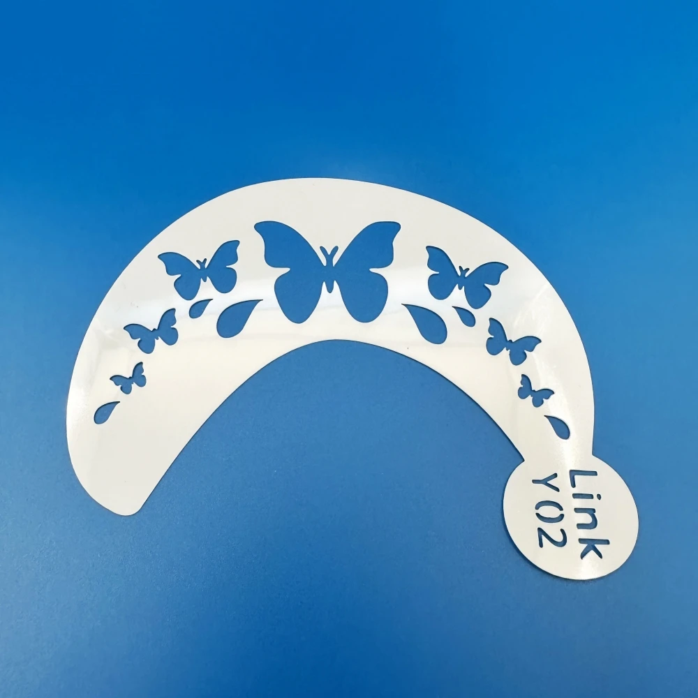 Reusable tattoo templates with new patterns are available from stock Oval rectangular irregular square sickle shaped