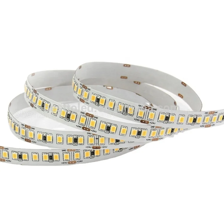 Гибкая светодиодная лента для помещений DC 24V PWM dim 182LEDs/m 10mm wide PCB SMD 2835
