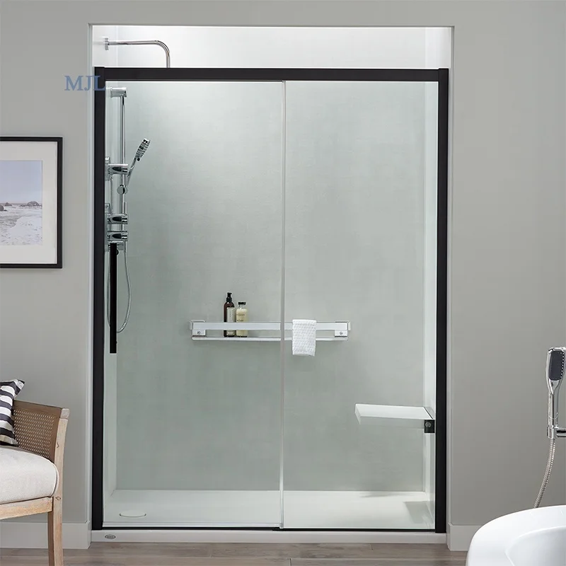 Partition toilet portable shower stall waterproof Sliding Shower Door small for house