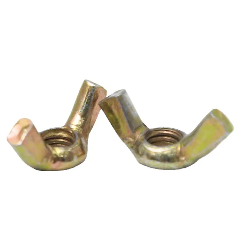 Butterfly Nut Wing Nut M2 M7 M16 Flat Forged Brass Steel Aluminum Formwork Washed Wing Nut