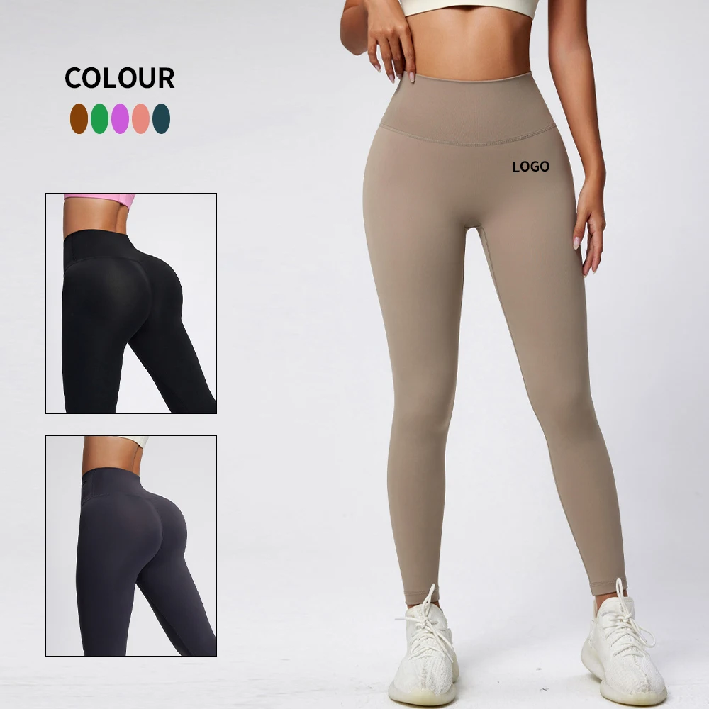 Custom Fitness Yoga Pants Workout Tights Fitness Four-Way Stretch Yoga Leggings Tight Scrunch Butt Lift Yoga Leggings