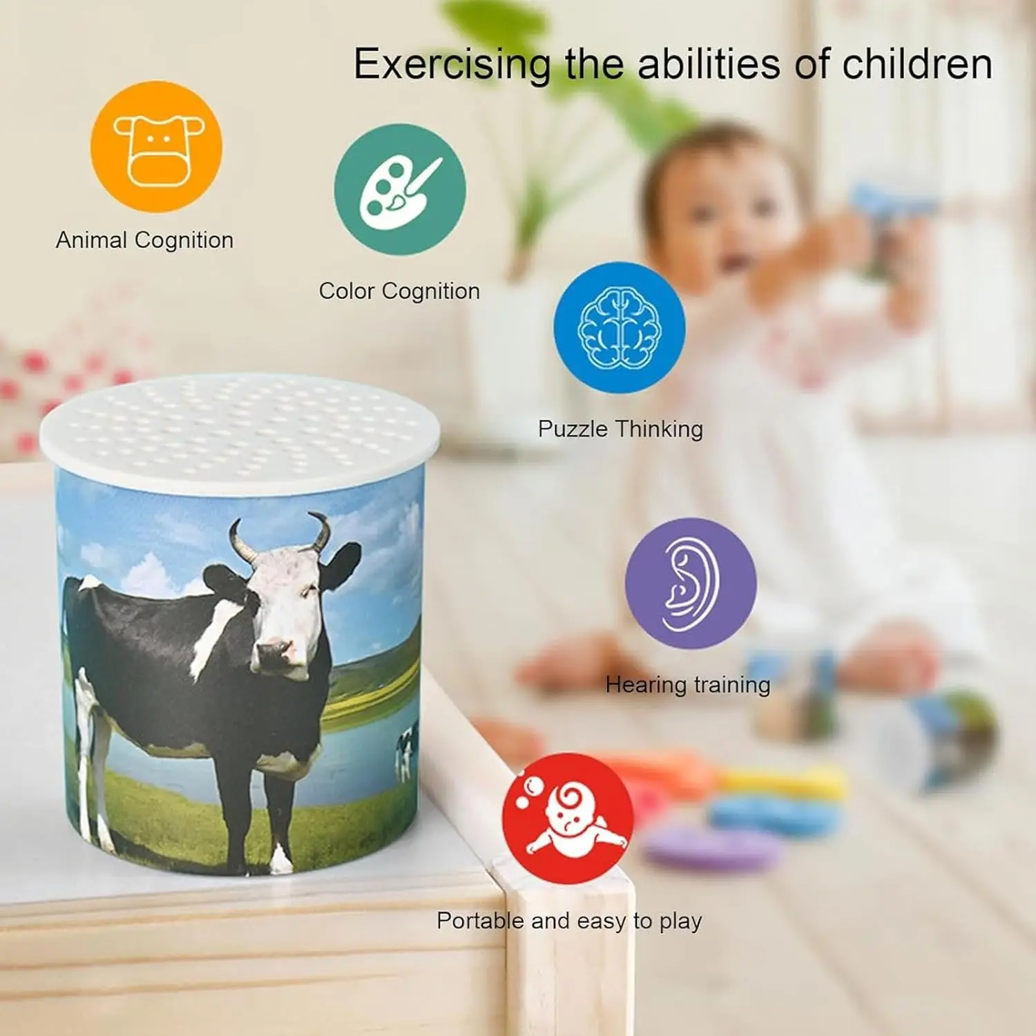 2024 New Sheep Sound Noise Maker Toy Sheep Trapped in Box Early Education Toys for Kids, Funny Prank Toy for Adult