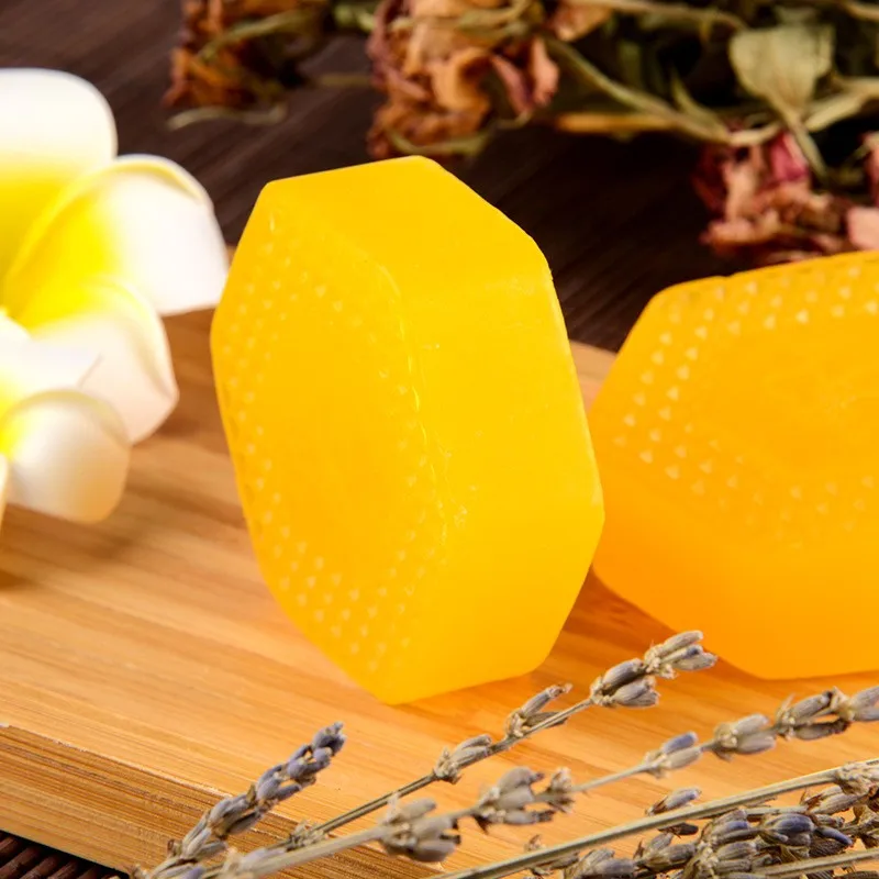Hot OEM Handmade Honey Soap Mild Moisturizing Sulfur Bath Acaroid Soap With Handmade Soap Wholesale