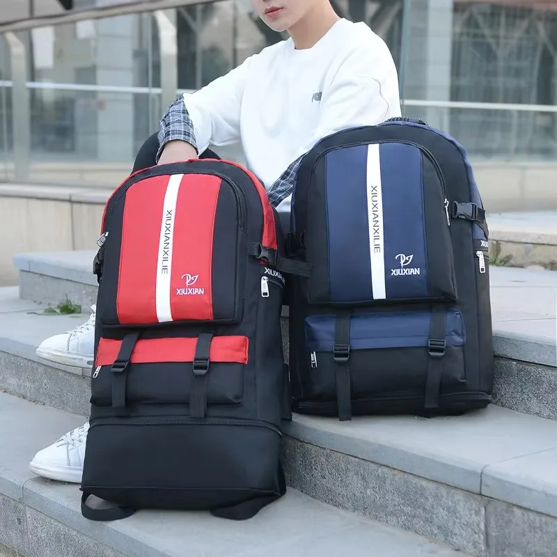 customized black excellent 40l climbing camping hiking backpack china