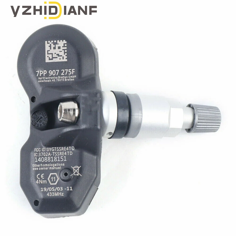 Датчик контроля давления в шинах TPMS 7PP907275 7PP907275F для Audi A4 A6 A8 Q7 R8