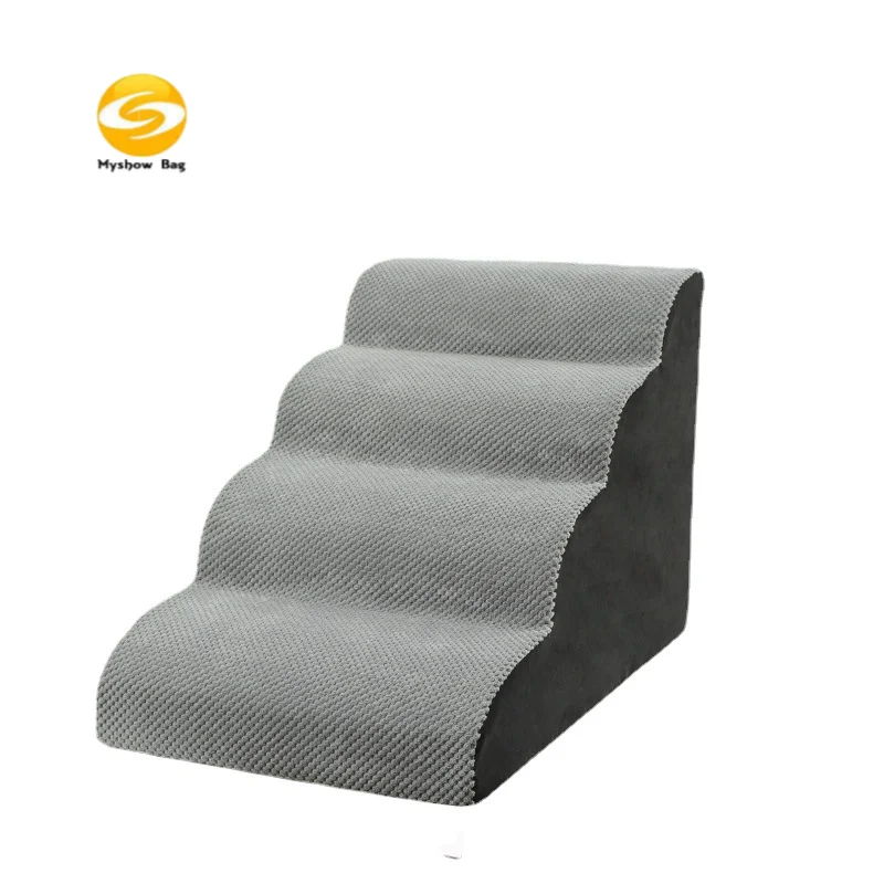 High density foam pet stairs washable pet steps ramp ladder for baby dog injured dog