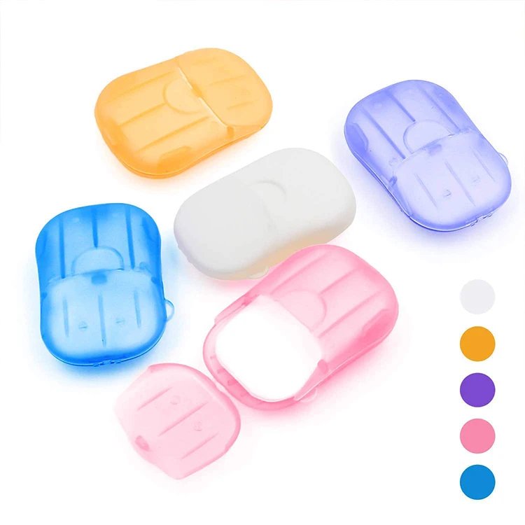 
Eco Friendly Travel Supplies Portable Pocket Soap Paper Mini Washing Paper Soap of Disposable 