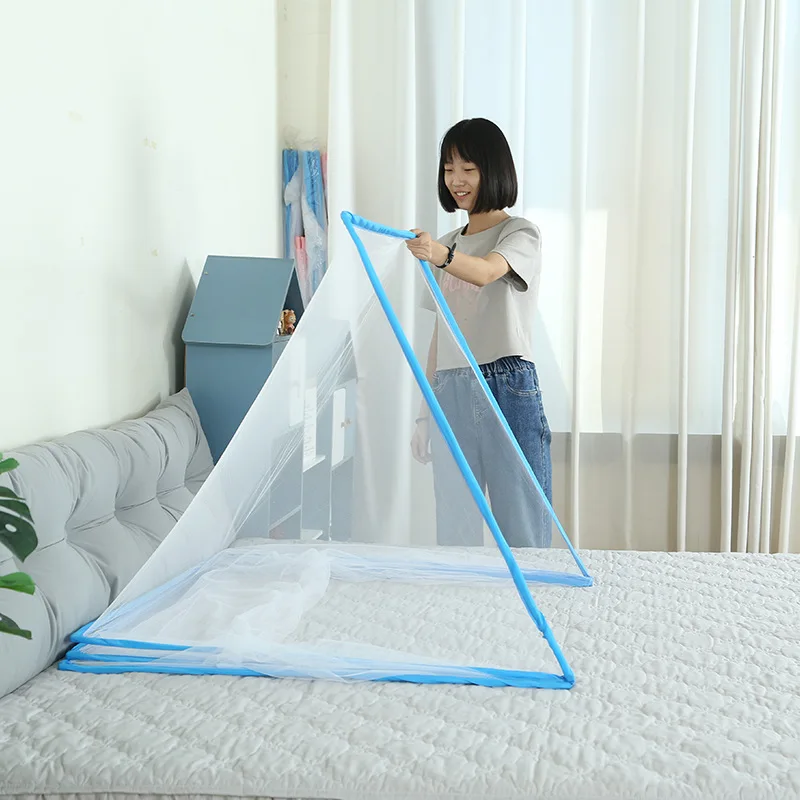 Hot Sale New Portable Quick Folding Anti-mosquito Home Bed Bedding Decoration Adult Mosquito Net Bed Net