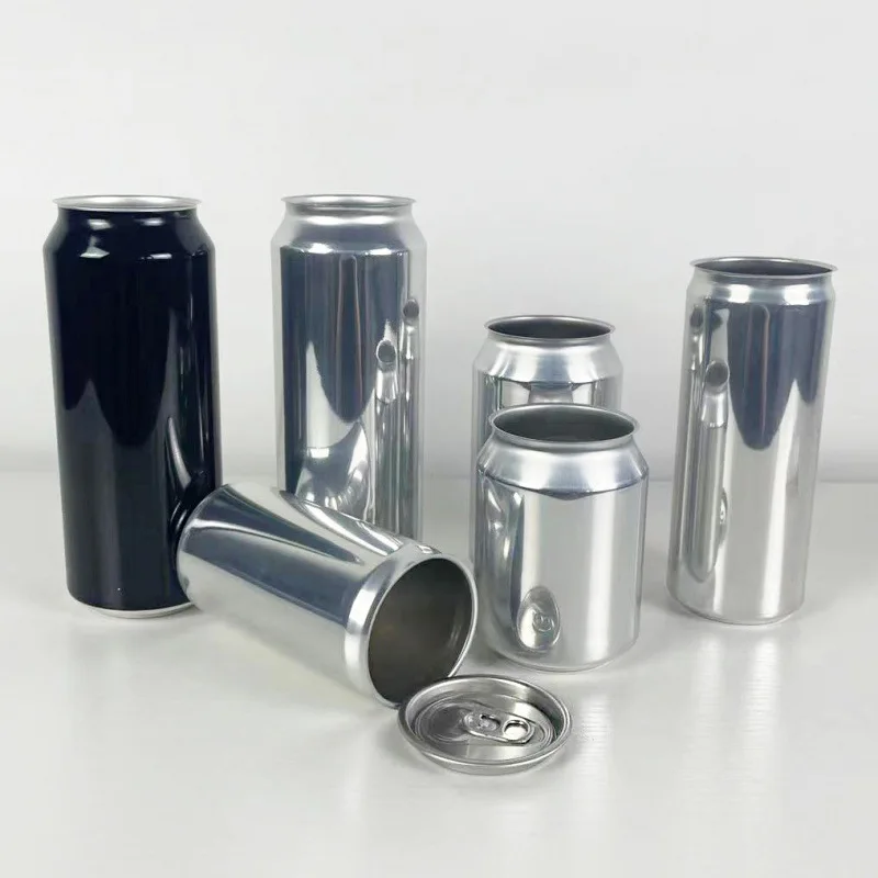 New product can beverage bottle 250ml 330ml 12 oz 16 oz aluminum can with lid used for beer soda carbonated soft drinks