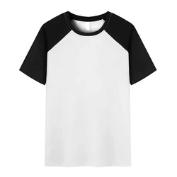 Custom Classic Round Crew Blank Basic Plain Combed 100% Cotton Tee Shirt Contrast Color Men T Shirt Manufacturing Company