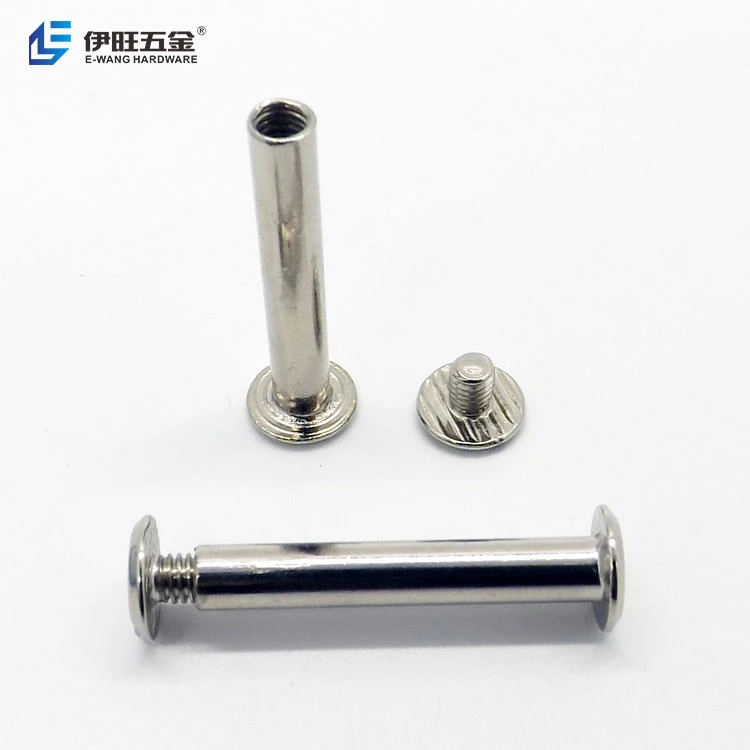 Wholesale Factory 35mm Metal Silver Chicago Screw Binding Nail