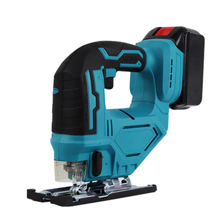 21V Portable Mini Lithium Electric Jig Saw Rechargeable Cordless Electric Curve Saw Multifunction DIY Wood Curved Cutting Tools