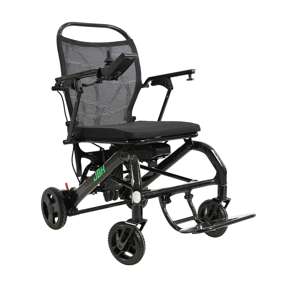 JBH Large load capacity 15.6kg electric wheelchair carbon fiber chair