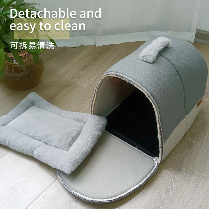 Закрытый домик для кошек, складная сумка для кошек, Портативная сумка для домашних животных маленького и среднего размера