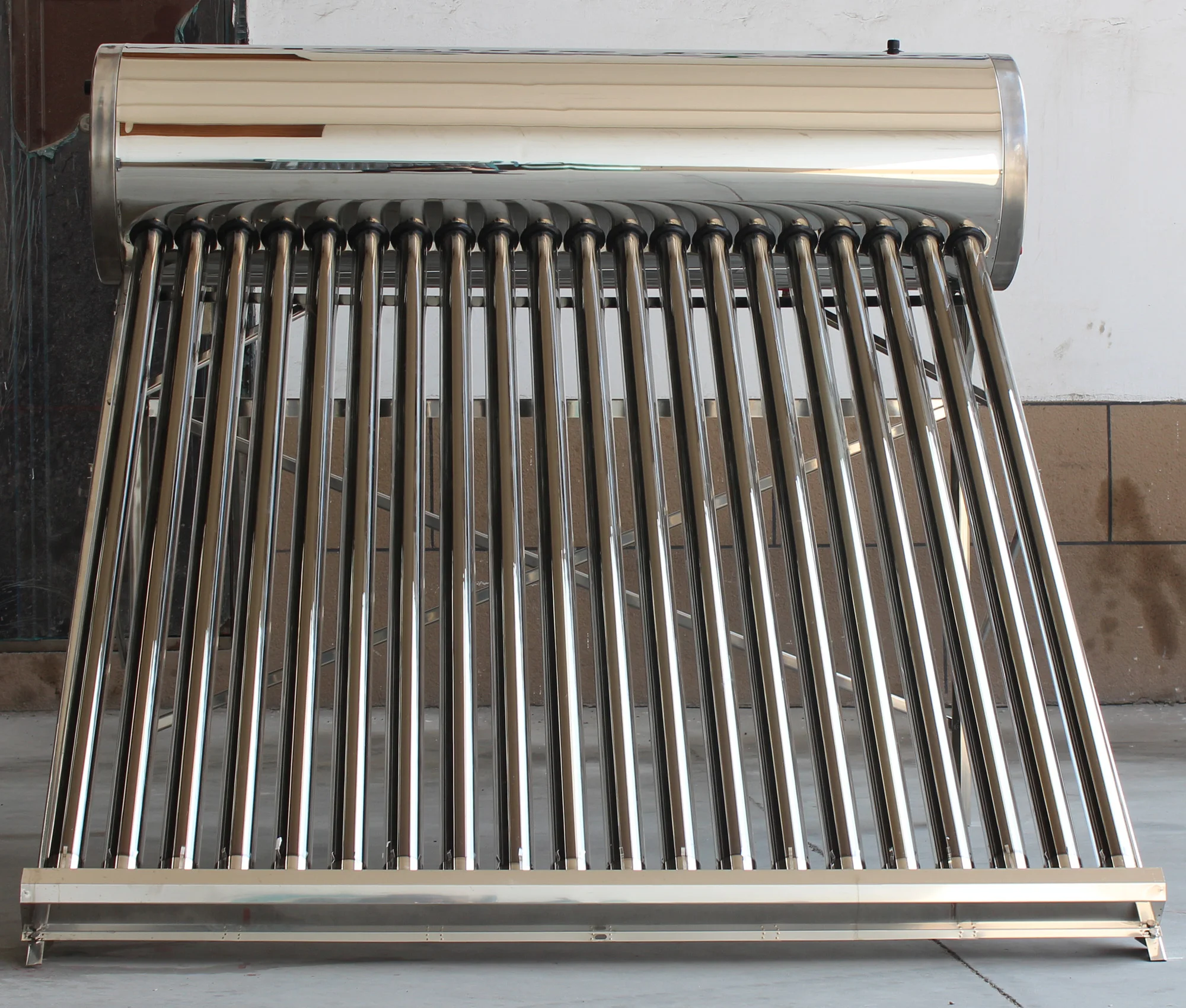 100L 120L 200L 300L Non-Pressurized Low Pressurized Vacuum Tube Diy No Pressure Solar Water Heater For Home or Commercial