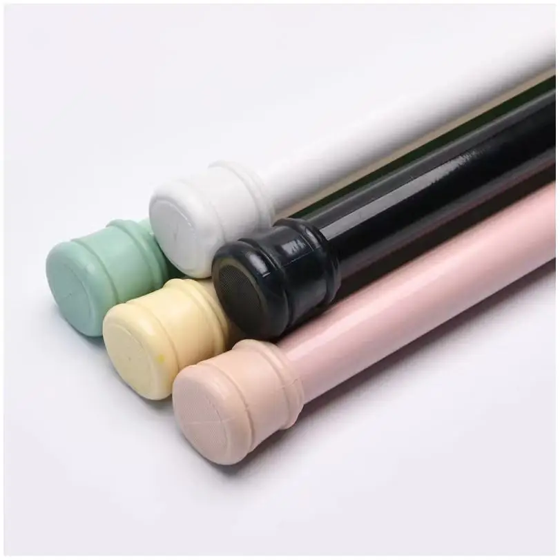 Shower Curtain Rods And Rails Curved Wholesale Crystal Gold Wooden Self Adhesive Good Quality Shower Curtain Rod Stainless Steel