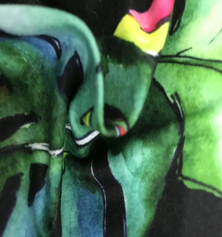 
tree designs printed bamboo knitted fabric/ bamboo lycra fabric 