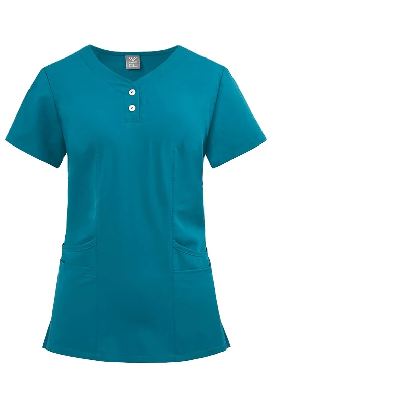 42162 Hospital joggar button abaya embellished muslim women suit suit jacket for woman church