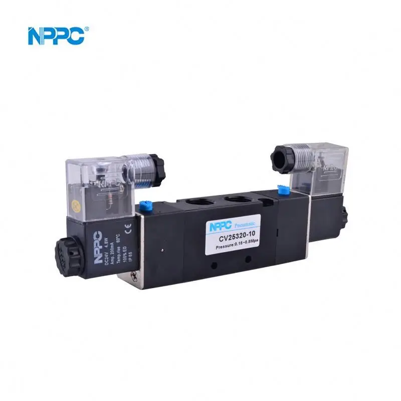 CV25320-08 CV Series 5/2 Way Solenoid Valve Double Coil 4V320-08