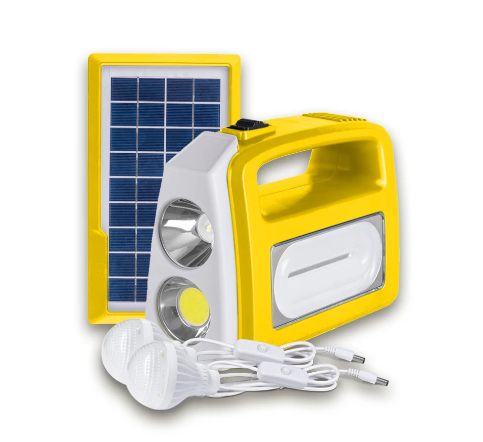 Emergency Solar Light Portable Smart Power Station 5V 5W 18W Mini Home Solar Generator with Solar Panel Led Light